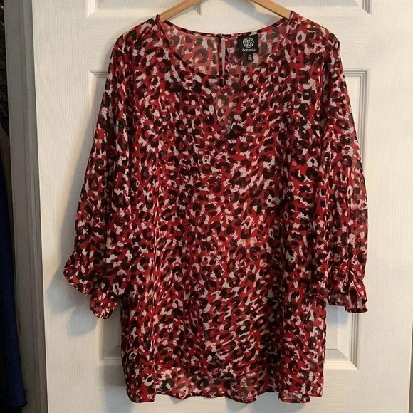 Red tunic 1X - Picture 3 of 10